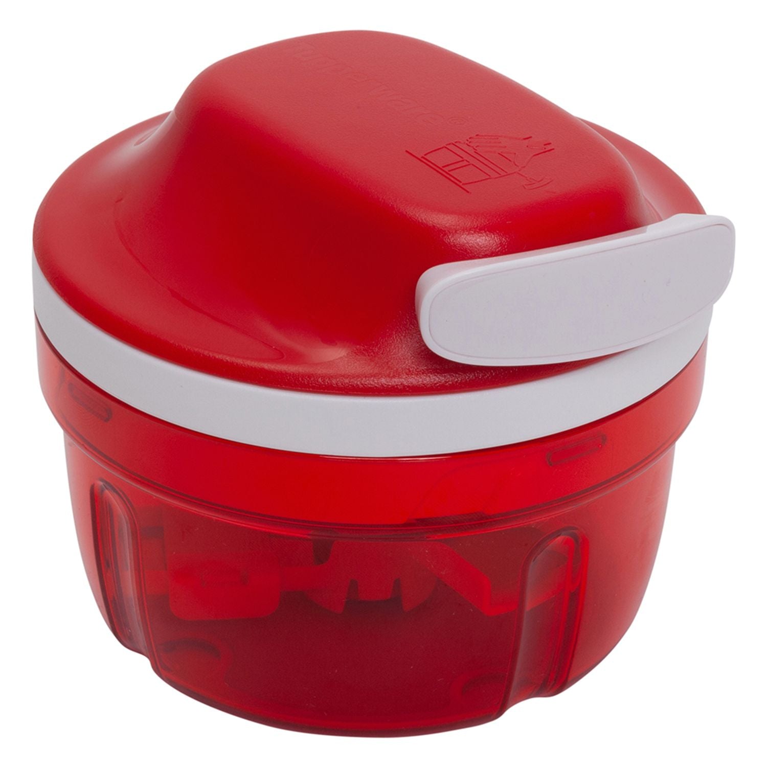 Triturador e Processador de Alimentos Turbo Chef Supersonic Tupperware 300ml Vermelho